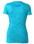Women's Blue Sailfish V-neck Burnout Tee - KnottyTails